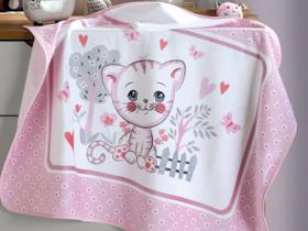 Toalha de Banho com Capuz Infantil Velour Estampado Dohler Toalha de Banho com Capuz Infantil Velour Estampado Dohler