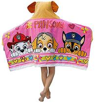 Toalha de banho com capuz Paw Patrol Pawsome Pups Skye para