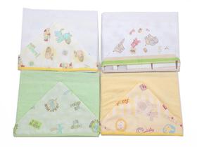 Toalha De Banho Dupla Face Com Forro De Fralda Bebê Toalha De Banho Dupla Face Com Forro De Fralda Bebê