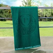 Toalha de Banho e Praia Palmeiras Buettner Oficial Jacquard Verde 140x70cm 100 Algodão Aveludada Toalha de Banho e Praia Palmeiras Buettner Oficial Jacquard Verde 140x70cm 100 Algodão Aveludada