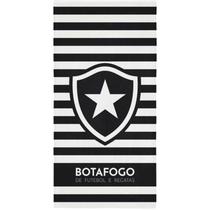Toalha de Banho e Praia Time Botafogo Aveludada 100% Algodão Transfer 70 x 1,40 Lepper