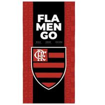 Toalha de Banho e Praia Time Flamengo Aveludada Transfer Lepper
