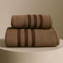 Toalha de Banho e Rosto Alta Absorção 100% Algodão Jacquard , Grossa, Macia e Alta Absorção