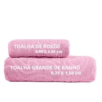 Toalha de Banho e Rosto Grossa 100% Algodão Suave e Macia