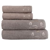 Toalha de Banho e Toalha de Rosto Conjunto 4 Peças Guadalupe