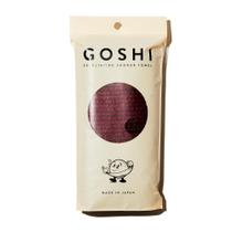 Toalha de Banho Esfoliante GOSHI - Resistente e na Cor Vermelho Tijolo