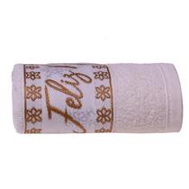 Toalha de Banho Feliz Natal Bordada Jacquard 68x135 Bene Casa Toalha de Banho Feliz Natal Bordada Jacquard 68x135 Bene Casa