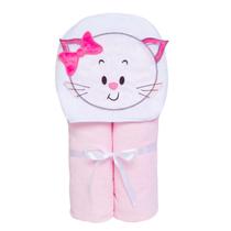 Toalha de Banho Felpuda de Bichinhos com Capuz Bordado Papi Toalha de Banho Felpuda de Bichinhos com Capuz Bordado Papi