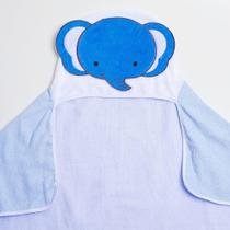Toalha De Banho Felpuda Elefantinho Com Capuz - Papi Toalha De Banho Felpuda Elefantinho Com Capuz - Papi