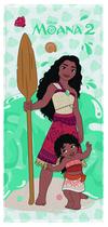 Toalha de Banho Felpuda Infantil Moana Lepper