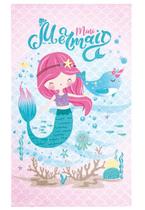 Toalha de Banho Felpuda Mini Mermaid Dohler Toalha de Banho Felpuda Mini Mermaid Dohler