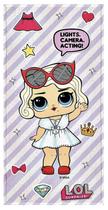 Toalha de banho felpuda personagem 0,60x1,20 lol lepper