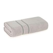 Toalha De Banho Fio Twist 100% Algodão Plaza Mineral/preto