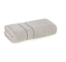 Toalha de Banho Fio Zero Twist Plaza Mineral/Preto