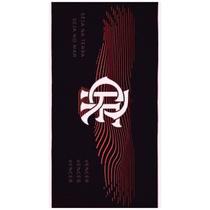 Toalha de banho flamengo - 70 x 140 - preto - lepper Toalha de banho flamengo - 70 x 140 - preto - lepper