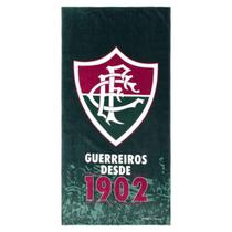 Toalha de Banho Fluminense Aveludada 70x140cm Bouton Oficial Toalha de Banho Fluminense Aveludada 70x140cm Bouton Oficial