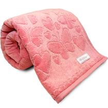 Toalha de Banho Gigante Aveludada Romance Dohler 100% Algodão Banhão Fio Penteado Coração Borboleta Toalha de Banho Gigante Aveludada Romance Dohler 100% Algodão Banhão Fio Penteado Coração Borboleta