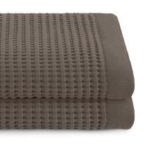 Toalha de banho GILDEN TREE Waffle Quick Dry, sem fiapos, pacote com 2 pedras Toalha de banho GILDEN TREE Waffle Quick Dry, sem fiapos, pacote com 2 pedras