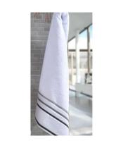 Toalha de Banho Hiper Têxtil Yasmin Branco 80 x 150 cm