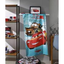 Toalha De Banho Infantil 100% Algodão Carros 1,30X70Cm