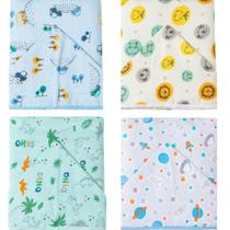 Toalha De Banho Infantil Bebe Felpuda C/Capuz 90x70 Menino