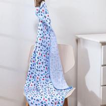 Toalha De Banho Infantil C/ Capuz Aviõezinhos Baby Joy Soft Azul