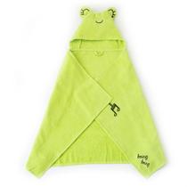Toalha De Banho Infantil Com Capuz 100% Algodão Unissex Cacha Frog Milk&Moo 27,5 x 47 Toalha De Banho Infantil Com Capuz 100% Algodão Unissex Cacha Frog Milk&Moo 27,5 x 47