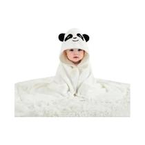 Toalha De Banho Infantil Com Capuz 80x80cm Em Fibra De Poliéster, Robe Para Recém-Nascidos,