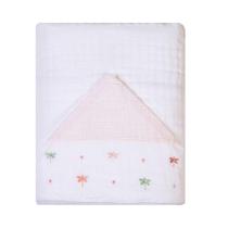 Toalha De Banho Infantil Com Capuz Libélula Rosa 90x75Cm Toalha De Banho Infantil Com Capuz Libélula Rosa 90x75Cm