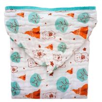 Toalha de Banho Infantil com Capuz Soft 100 Algodão Tecido Fralda Dupla Grande Bebê até 4 Anos