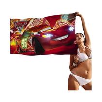 Toalha De Banho Infantil Com Desenho Do Lightning McQueen, Toalha De Praia Fofa E Kawaii Para