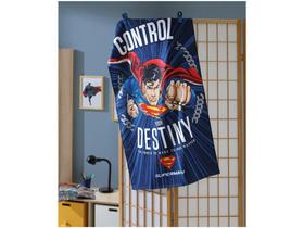 Toalha de Banho Infantil Döhler 100% Algodão - Superman 24 Azul