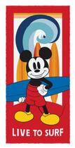 Toalha de Banho Infantil Felpuda Antialérgica Lepper 60 cm x 120 cm - Mickey Vermelho