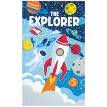 Toalha de Banho Infantil Felpuda Dohler Espacial Explorer Toalha de Banho Infantil Felpuda Dohler Espacial Explorer