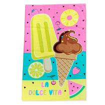 Toalha de Banho Infantil Felpuda Dohler La Dolce Vitta