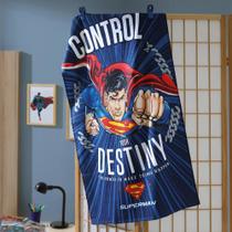 Toalha De Banho Infantil Felpuda Superman Dohler