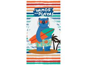 Toalha de Banho Infantil Lepper Algodão - Tirando Onda Toalha de Banho Infantil Lepper Algodão - Tirando Onda