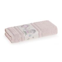 Toalha de Banho Infantil Menina Flory Karsten 66x135cm cor Lilás Toalha de Banho Infantil Menina Flory Karsten 66x135cm cor Lilás