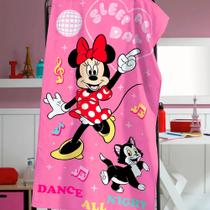 Toalha de Banho Infantil Minnie Aveludada - Dohler Toalha de Banho Infantil Minnie Aveludada - Dohler