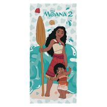 Toalha de Banho Infantil Moana Felpuda Lepper 60cmx120cm