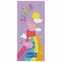 Toalha de Banho Infantil Peppa Pig Lepper 60cmx120cm