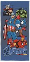 Toalha de Banho Infantil Vingadores Aveludada - Lepper