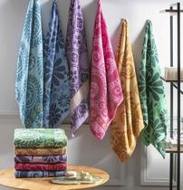 Toalha de Banho Jacquard Istambul Estampada Toalha de Banho Jacquard Istambul Estampada