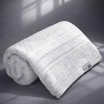 Toalha de Banho Karsten Nuvia 100% Algodão - Aera Max Grossa Macia Piquet Antipilling 70 x 135cm Cor:Cinza 80209