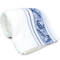 Toalha de Banho Karsten Softmax 100% Algodão - Barra em Floral Grossa Macia Antipilling - 70 x 135