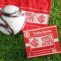 Toalha de Banho KazzaVip Felpuda 90%Algodão Internacional Caixa de Presente Time 70cmx130m Vermelho