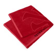 Toalha de Banho KazzaVip Jacquard Veludo 100% Algodão Barra Bordada Tetra Futebol Flamengo CRF 70cmx140m Vermelho Scarlet Toalha de Banho KazzaVip Jacquard Veludo 100% Algodão Barra Bordada Tetra Futebol Flamengo CRF 70cmx140m Vermelho Scarlet