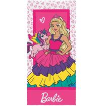 Toalha de Banho Lepper Estampada Barbie 60cmx1,20m estampa 3