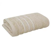 Toalha de Banho Leve Macia Bege Ondulada Jacquard Wave Corttex Toalha de Banho Leve Macia Bege Ondulada Jacquard Wave Corttex