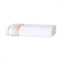 Toalha de Banho Luxo Lumin 100 Algodão 360g/m Luxo Macia Grande e Alta Absorção 75x150cm Branco